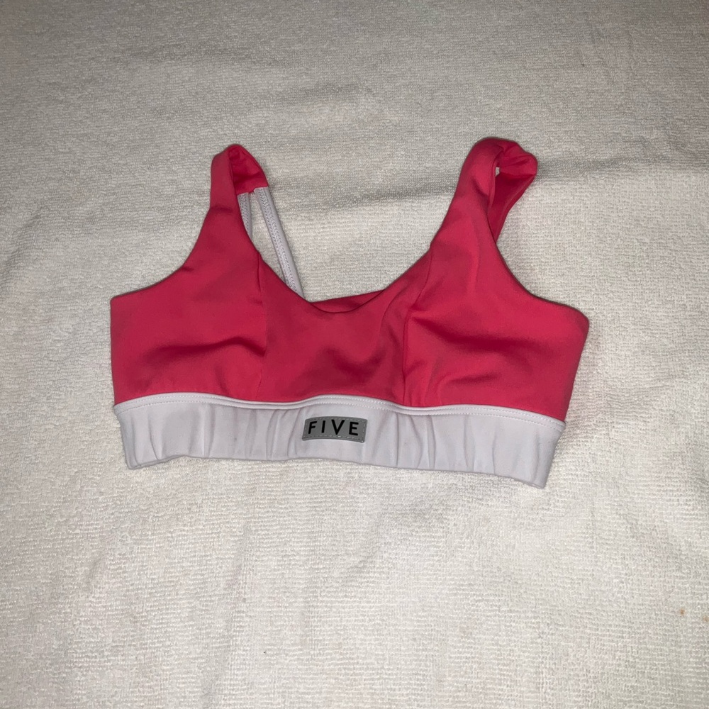 FIVE Kids Pink and White Tank Top